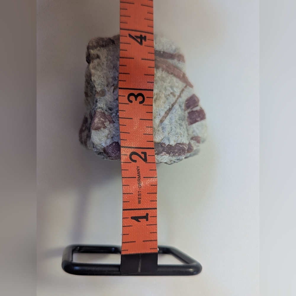 4" Raw Pink Tourmaline Specimen On Stand Natural Stone Crystal Heart Chakra LOVE - Picture 5 of 5
